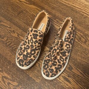 Steve Madden Animal Print Slip-On Shoes